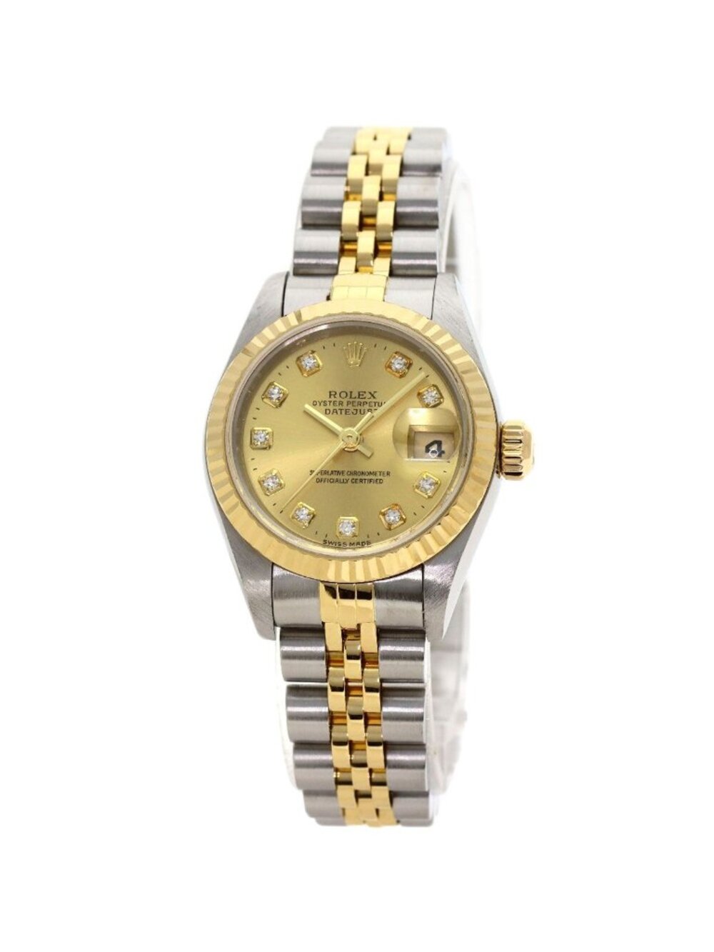 Rolex Datejust Watch SS Yellow Gold 18k